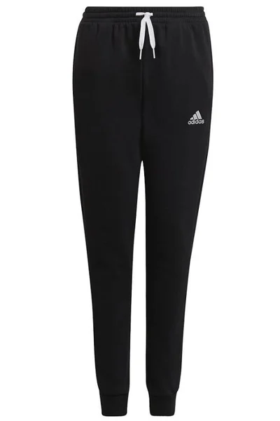 Černé dětské tepláky Adidas Entrada 22 Sweat Panty Y Jr H57518