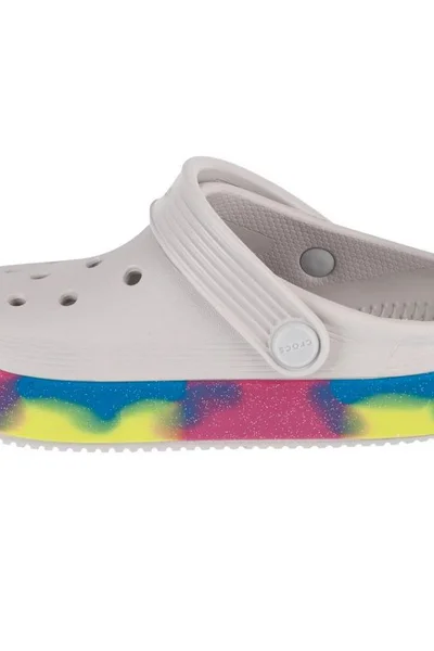 Crocs Glitter Kids Clog - Dětské žabky se třpytkami