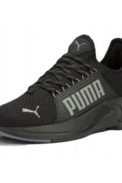 Boty Puma Softride Premier Slip Camo - kožené - černé