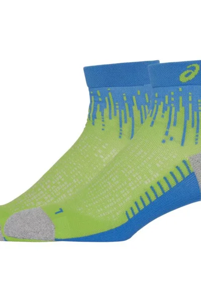 Zelené běžecké ponožky Asics Performance Run Sock Quarter