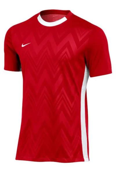 NIKE Dri-FIT Tréninkové Tričko V-krk Červené