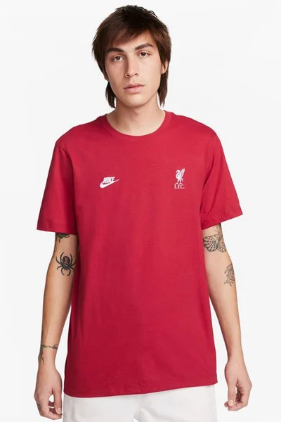 Pánské červené tričko Nike Liverpool FC Club Essentiale Tee