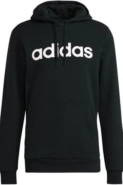 Adidas Pánská Černá Mikina s Kapucí Essentials Hoodie