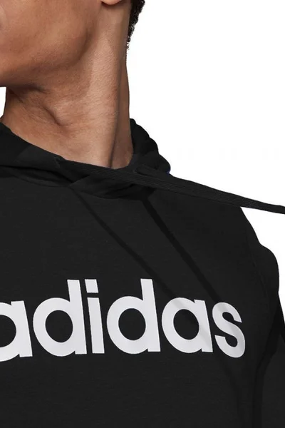 Adidas Pánská Černá Mikina s Kapucí Essentials Hoodie