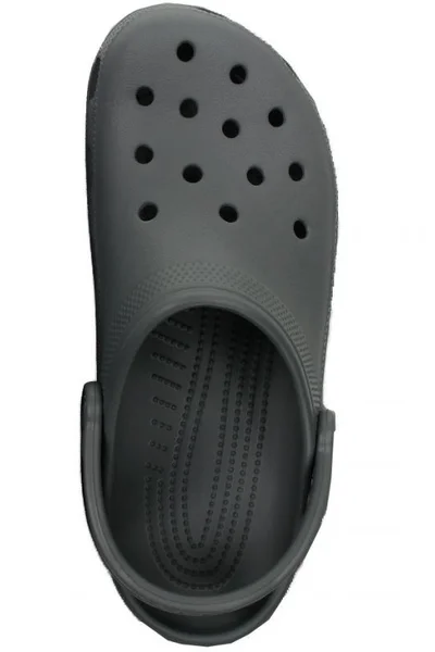 Šedé pánské pantofle Crocs Classic M 10001 0DA