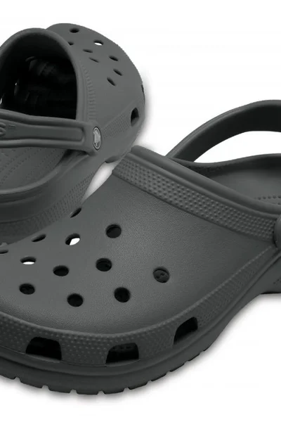 Šedé pánské pantofle Crocs Classic M 10001 0DA