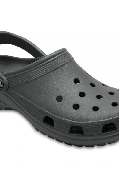 Šedé pánské pantofle Crocs Classic M 10001 0DA