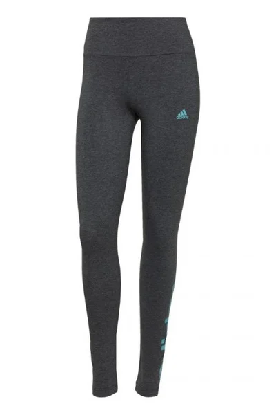 Dámské šedé legíny adidas Loungewear Essentials s pružným pasem