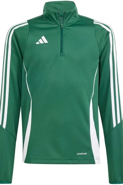 Adidas dětská fotbalová mikina Tiro Training Top zelená