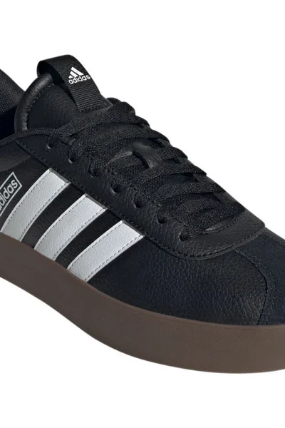 Boty adidas VL Court M - nízké - syntetika - semiš - gumová podrážka