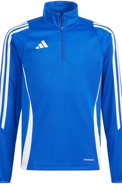 Junior Fotbalová Mikina adidas Tiro Training Top Modrá