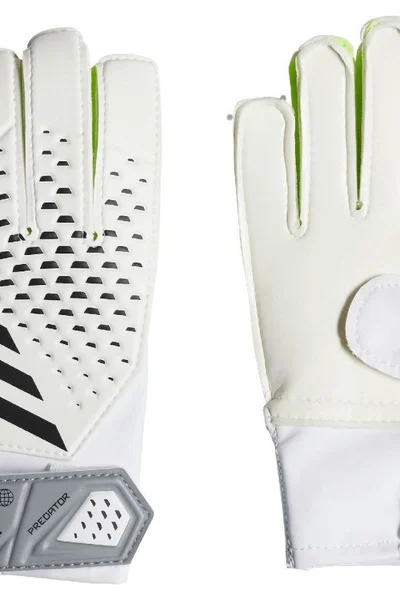 Juniorské brankářské rukavice adidas Predator bílé