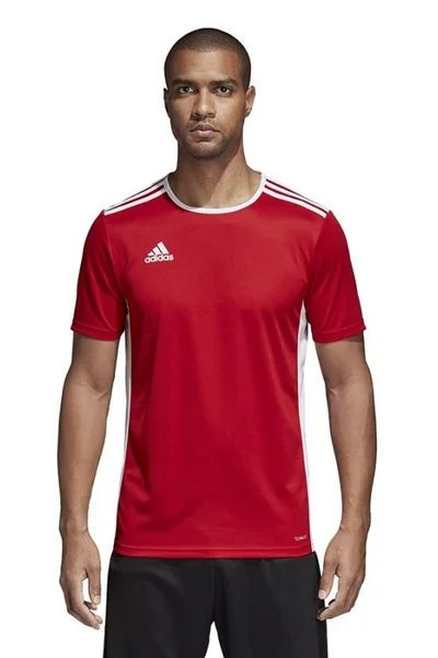 Červené pánské fotbalové tričko Adidas Entrada 18