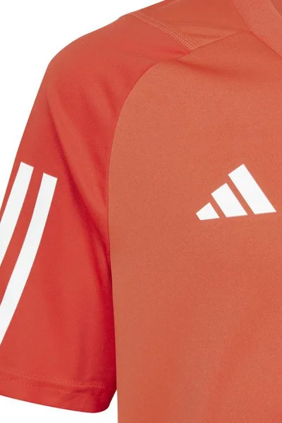 Adidas Bayern Junior tréninkové tričko krátký rukáv červené