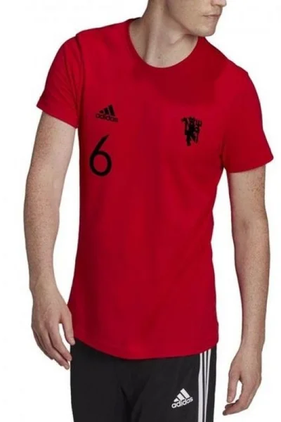 ADIDAS MUFC GFX T 6 - Pánské sportovní tričko