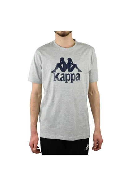 Šedé pánské tričko Kappa Caspar M 303910-15-4101M
