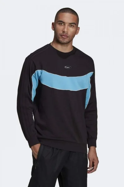 Sportovní mikina adidas Originals Crew černá pro pány