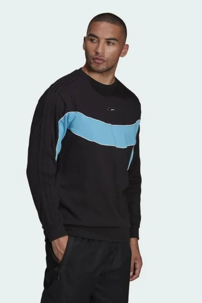 Sportovní mikina adidas Originals Crew černá pro pány