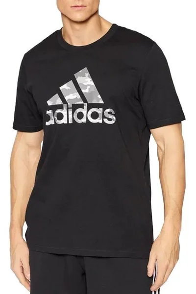 Sportovní pánské tričko ADIDAS Camo Bos G T černé