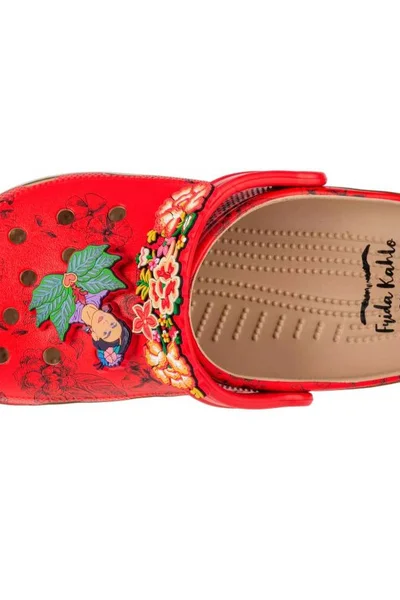 Crocs Frida Kahlo Dámské Dřeváky - Červené