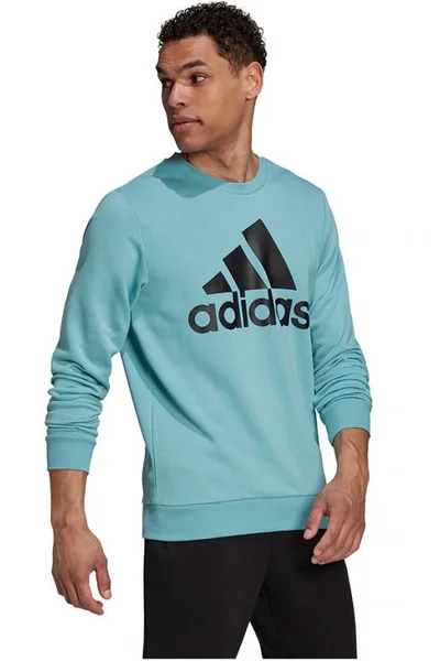 Adidas Pánská Mikina Essentials Big Logo Modrá