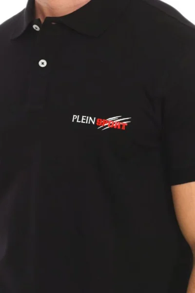 Tričko Inny Plein Sport Slim Fit Polo černé