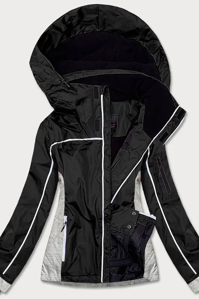 Černá dámská zimní sportovní bunda JUSTPLAY