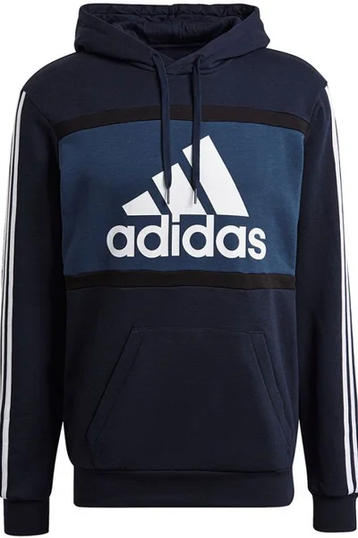 Adidas Pánská Mikina Essentials Hoodie Tmavě Modrá