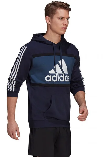 Adidas Pánská Mikina Essentials Hoodie Tmavě Modrá