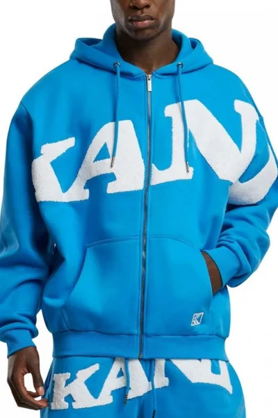 Retro pánská mikina s kapucí Karl Kani WAVY OS Full Zip