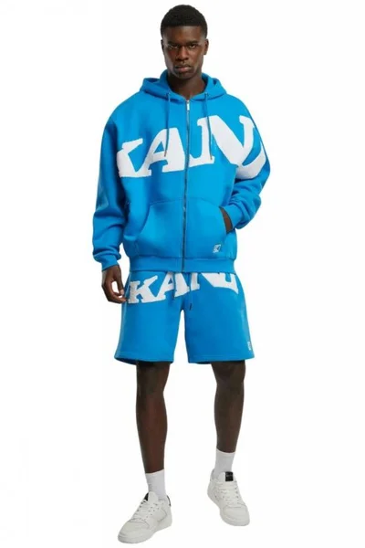 Retro pánská mikina s kapucí Karl Kani WAVY OS Full Zip