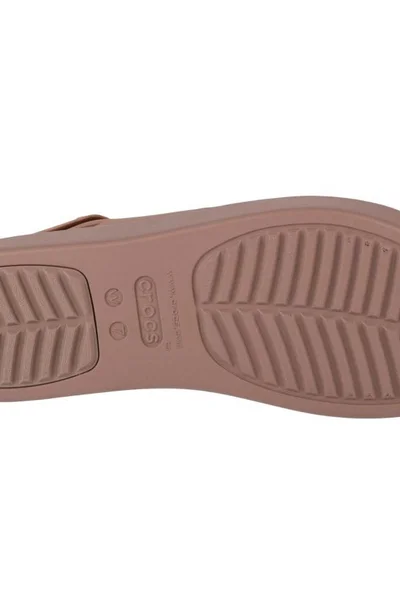 Crocs Brooklyn Low Wedge dámské pantofle na podpatku