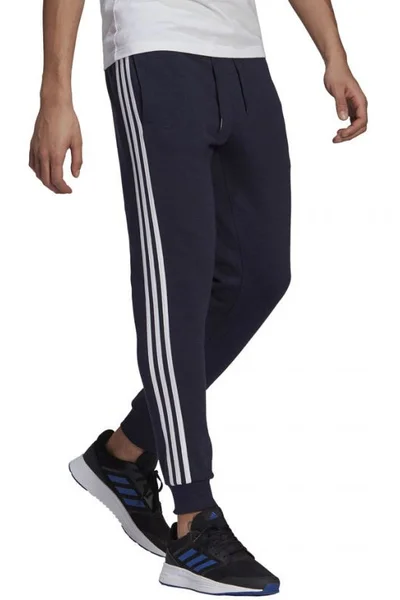 ADIDAS Pánské Slim Kalhoty Essentials 3 Stripes Tmavě Modré