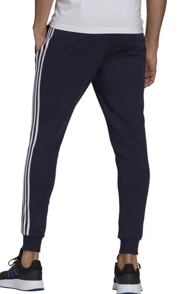 ADIDAS Pánské Slim Kalhoty Essentials 3 Stripes Tmavě Modré