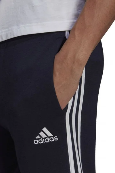 ADIDAS Pánské Slim Kalhoty Essentials 3 Stripes Tmavě Modré