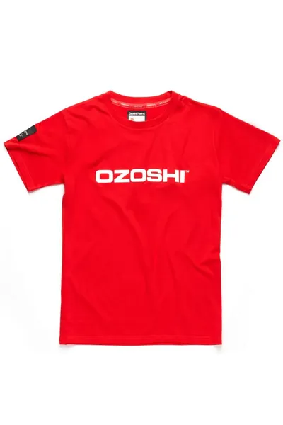 Červené pánské tričko Ozoshi Naoto M O20TSRACE004
