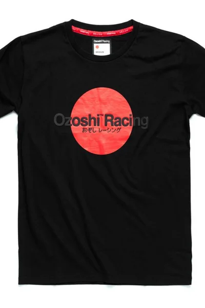 Černé pánské tričko s potiskem Ozoshi Yoshito M O20TSRACE005