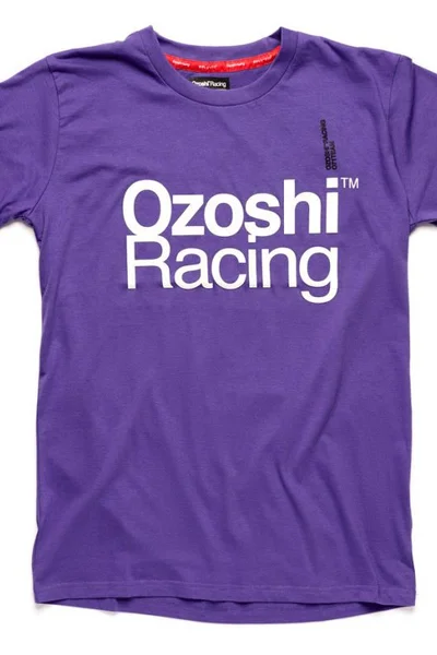 Pánské fialové tričko Ozoshi Satoru M O20TSRACE006