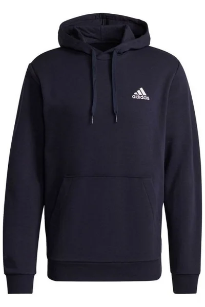 Adidas Pánská Mikina Essentials Fleece Navy Blue