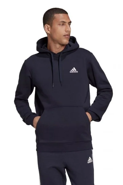 Adidas Pánská Mikina Essentials Fleece Navy Blue