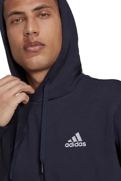 Adidas Pánská Mikina Essentials Fleece Navy Blue