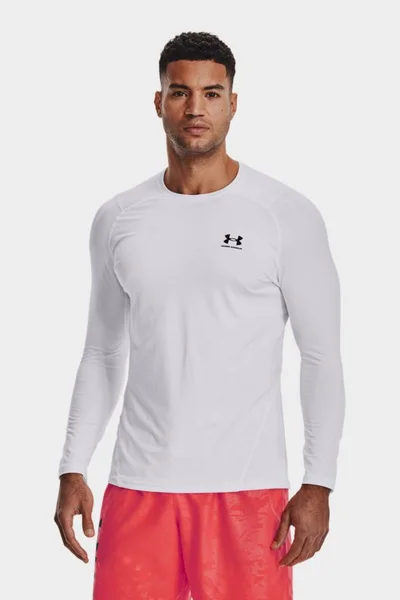 Under Armour pánské triko s dlouhým rukávem bílá