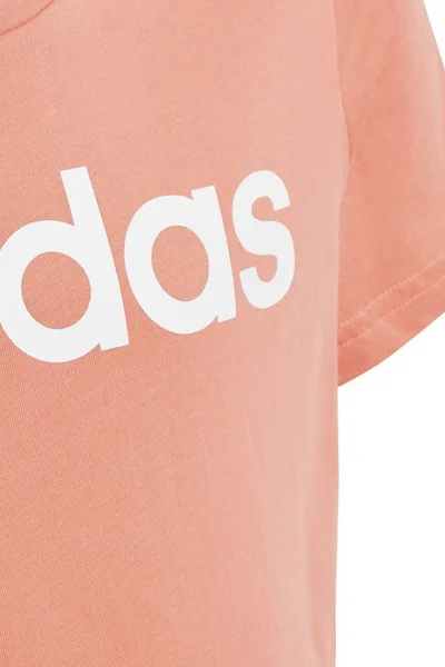 Dětské tričko s krátkým rukávem Adidas Lin Jr pro dívky