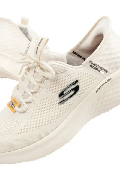 Boty Skechers M SLIP-INS béžové sportovní s paměťovou pěnou