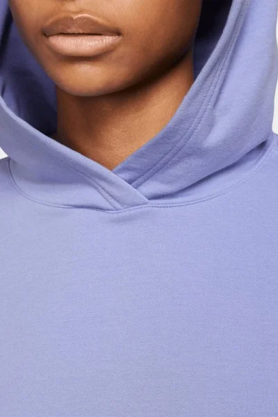 Dámská fialová mikina Yoga Luxe Nike