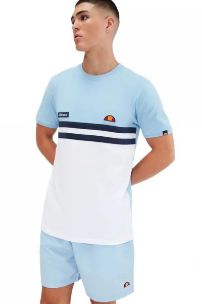 Ellesse Venire M - Pánské Funkční Tričko Bílá/Modrá