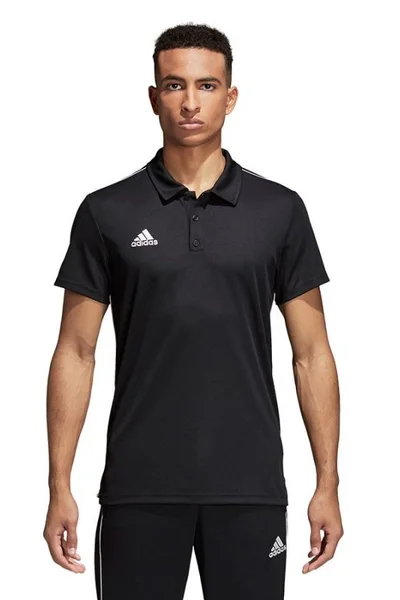 Pánské černé fotbalové tričko Adidas Core 18