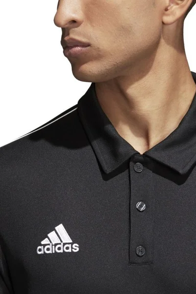 Pánské černé fotbalové tričko Adidas Core 18