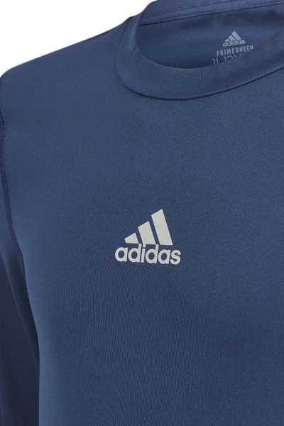 ADIDAS Dětské Termo Tričko Techfit tmavě modré