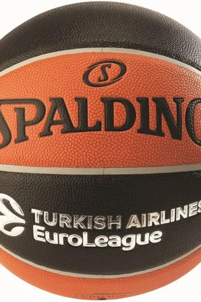 Basketbalový míč Spalding Euroleague Legacy oranžovo-černý